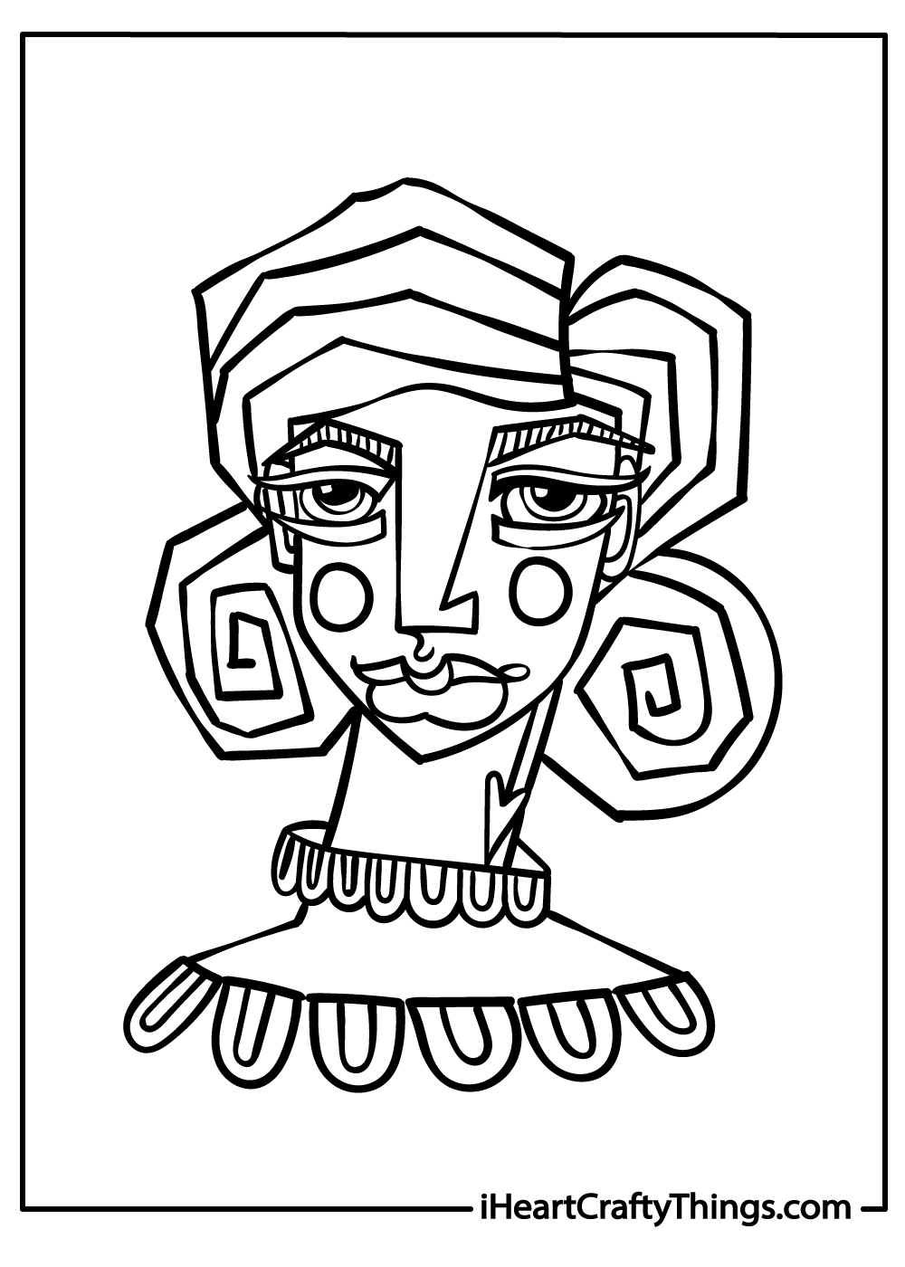 Abstract coloring pages free printables