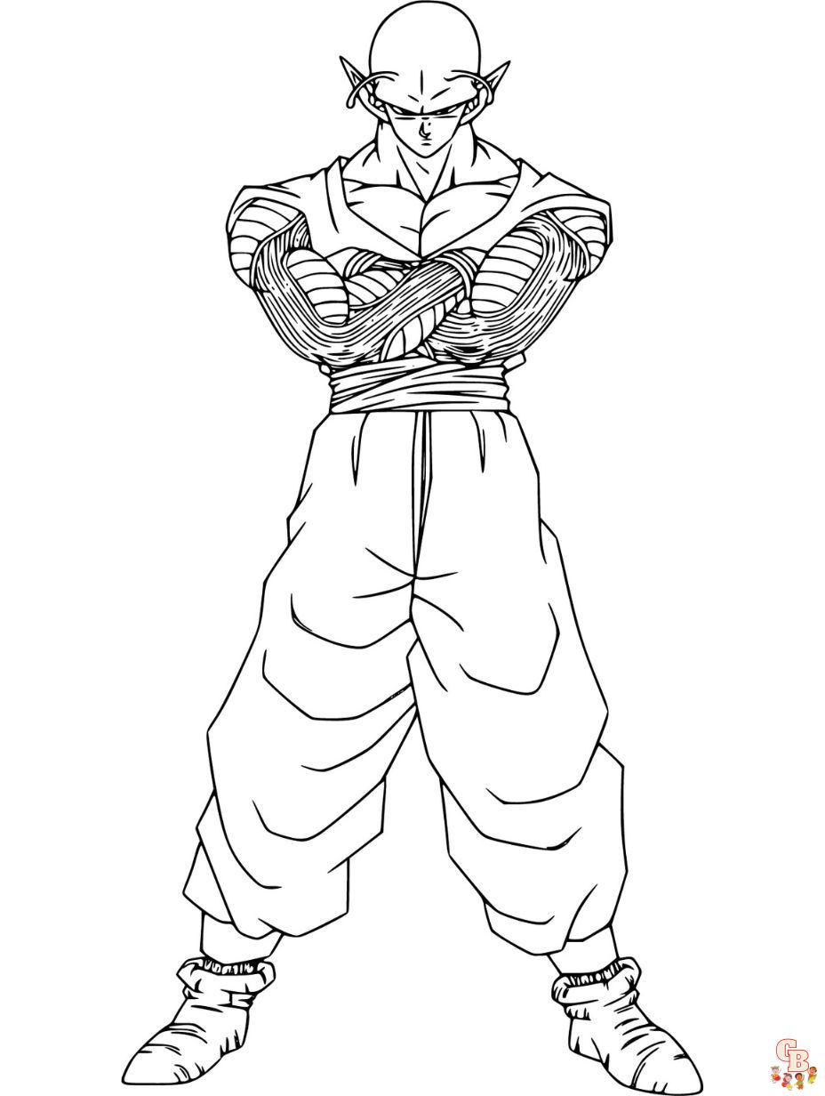 Dragon ball z coloring pages unleash your creativity