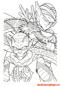 Dragon ball coloring pages