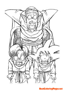 Dragon ball coloring pages