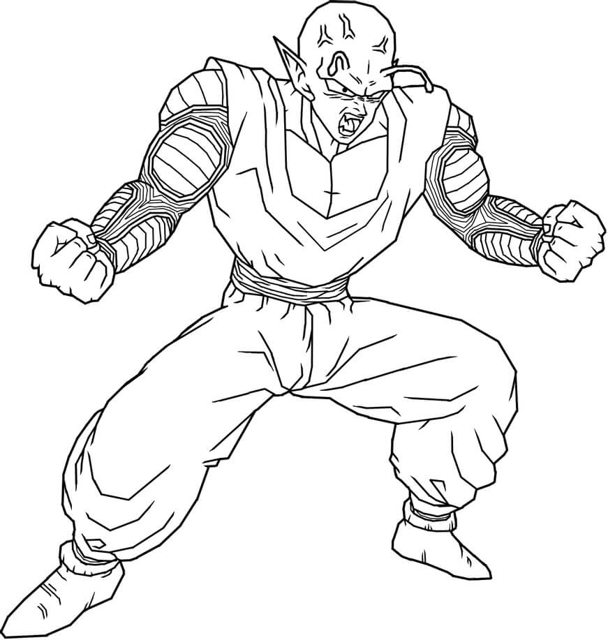 Printable piccolo coloring pages