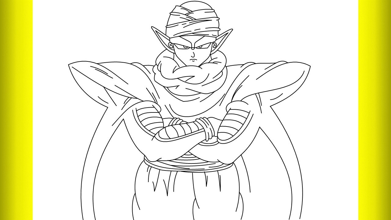 How to draw piccolo from goku