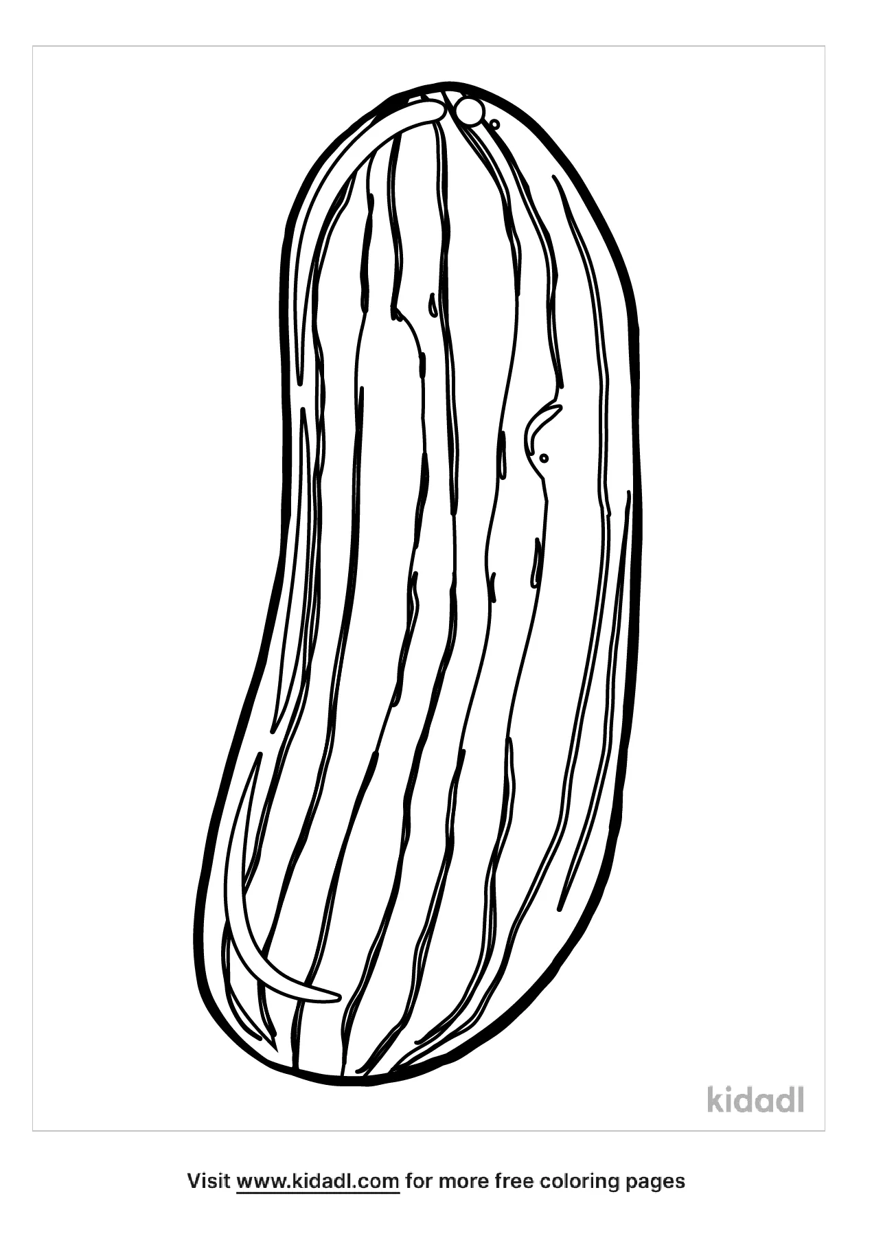 Free pickle coloring page coloring page printables
