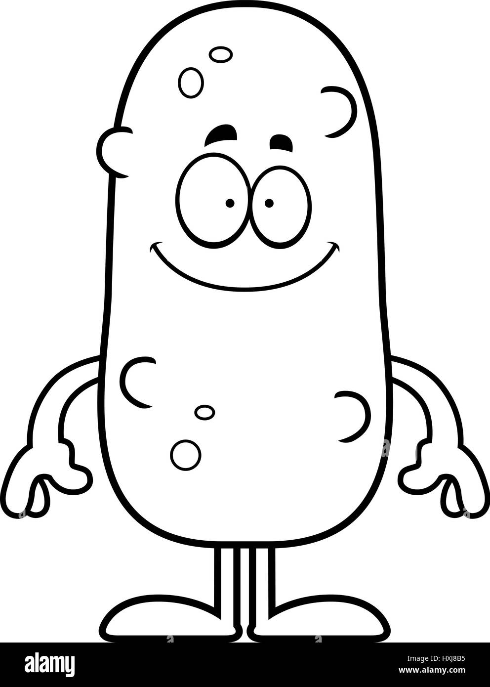 Cartoon pickle black and white stock photos images