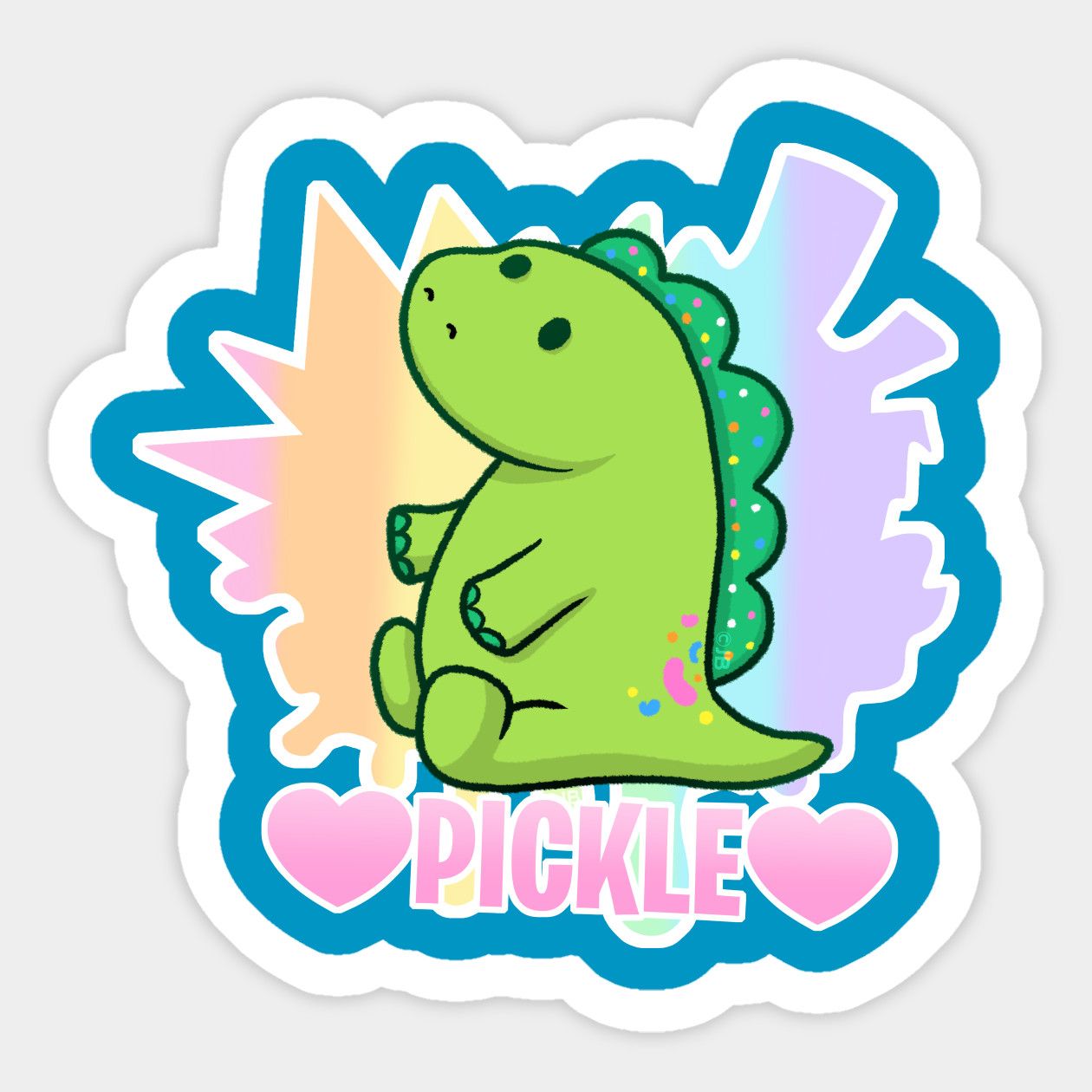 Customizable pickle sticker moriah elizabeth
