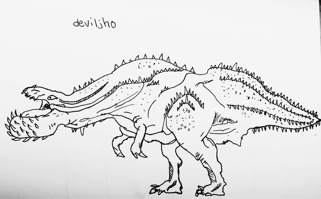 A sketch of the angry pickle monster hunter amino