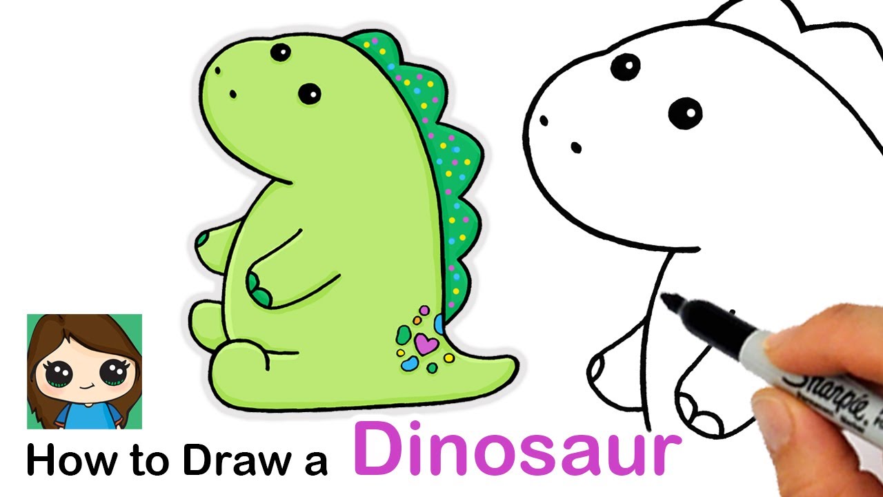How to draw pickle the dinosaur oriah elizabeth