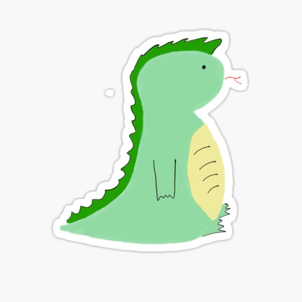 Happy dinosaur stickers for sale