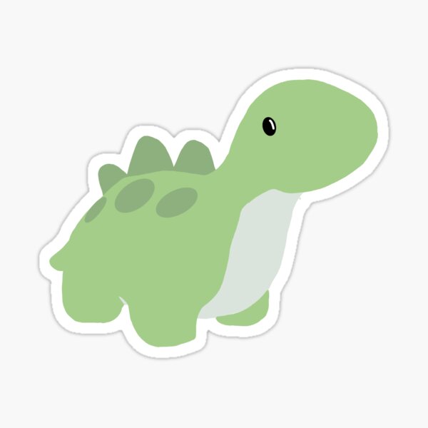 Stegosaurus dino sticker for sale by art