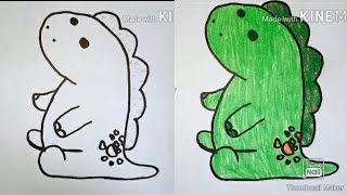 Training a year old to draw pickle the dinosaur how to draw pickle the dinosaur unicornisland