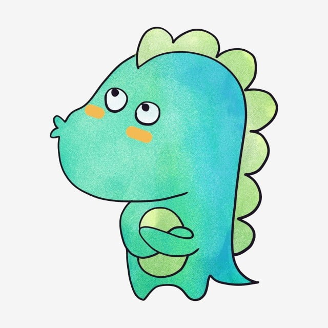 Little dinosaurs clipart vector cartoon doodled little dinosaur cartoon doodle mouth green little dinosaur png image for free download