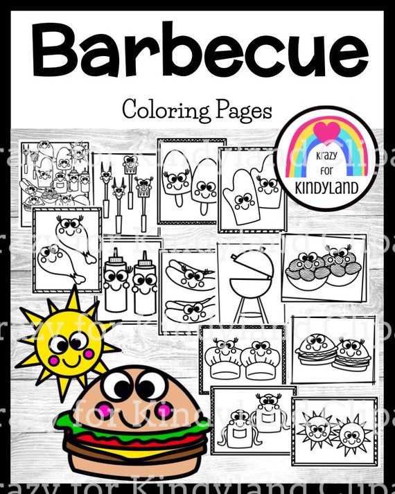 Barbecue picnic junk food coloring pages kids coloring pages coloring book kids coloring sheets coloring pages coloring sheets