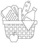 Picnic coloring pages free coloring pages