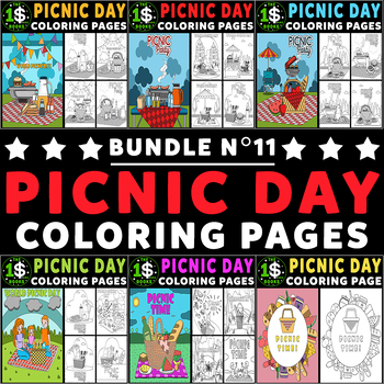 National picnic day coloring pages april holiday coloring sheets
