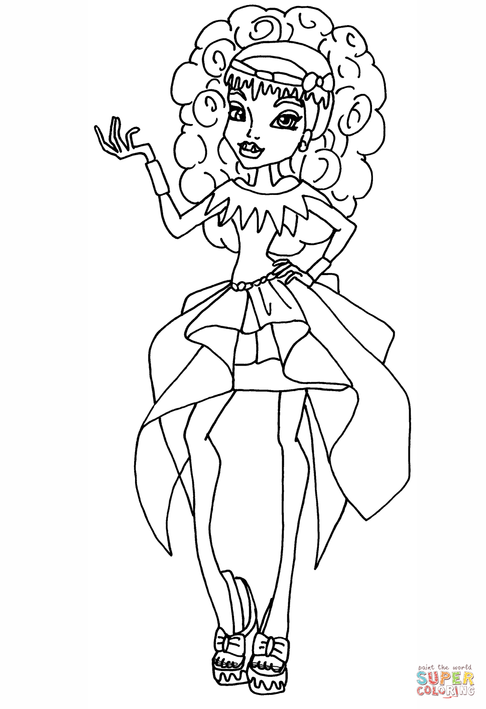 Wishes abbey bominable coloring page free printable coloring pages