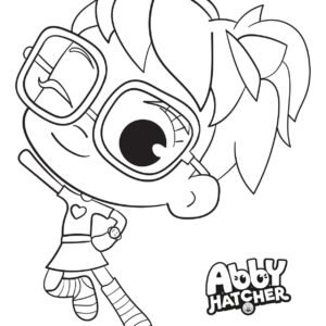Abby hatcher coloring pages printable for free download