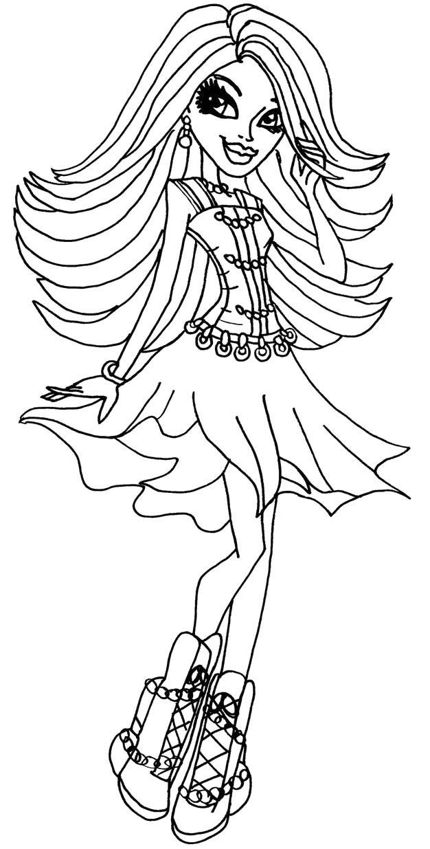 Spectra monster high coloring pages coloring pages cool coloring pages coloring pages for girls