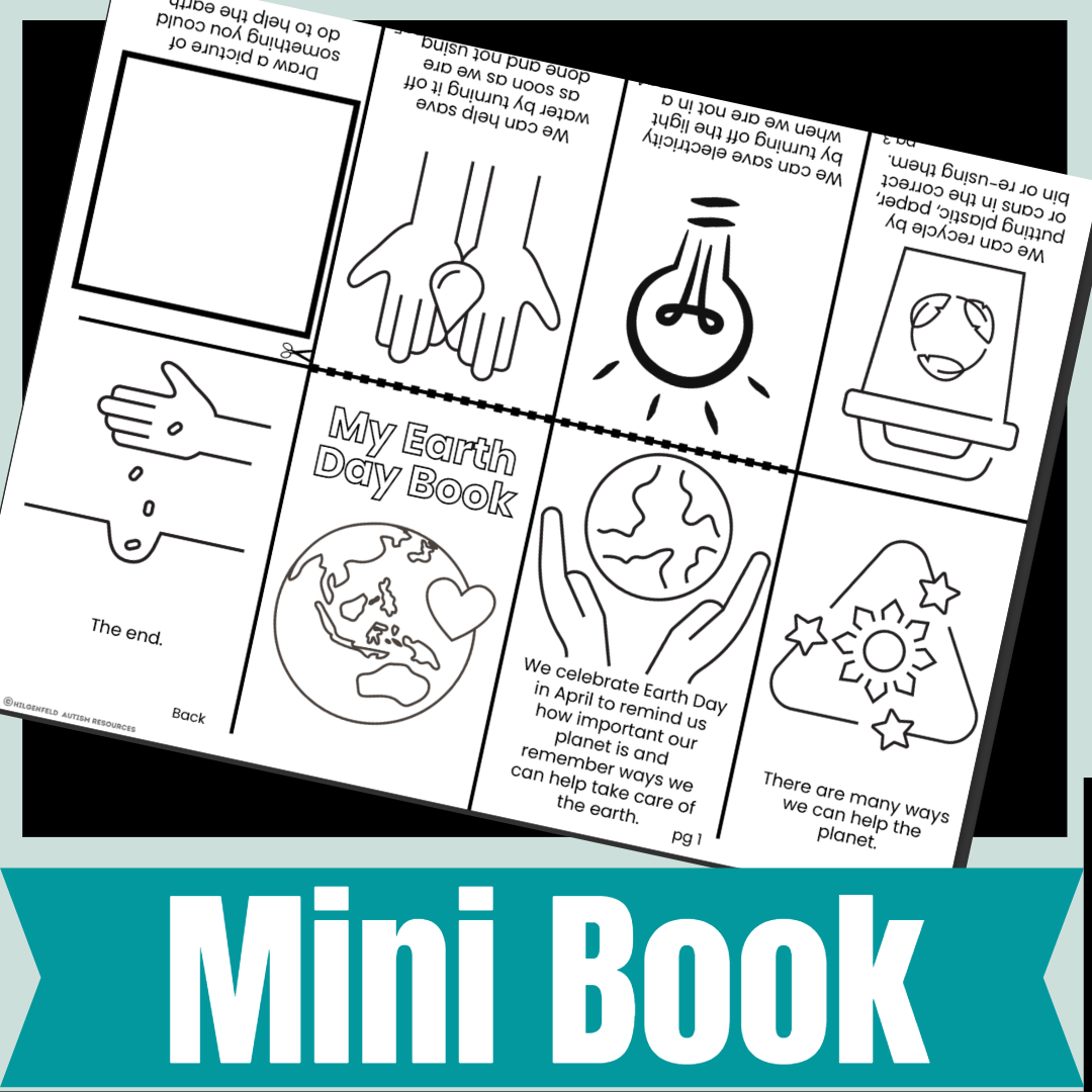 What is earth day social skills story mini book ideal for prek autism or sel made by teachers