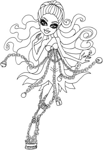 Spectra haunted coloring page free printable coloring pages