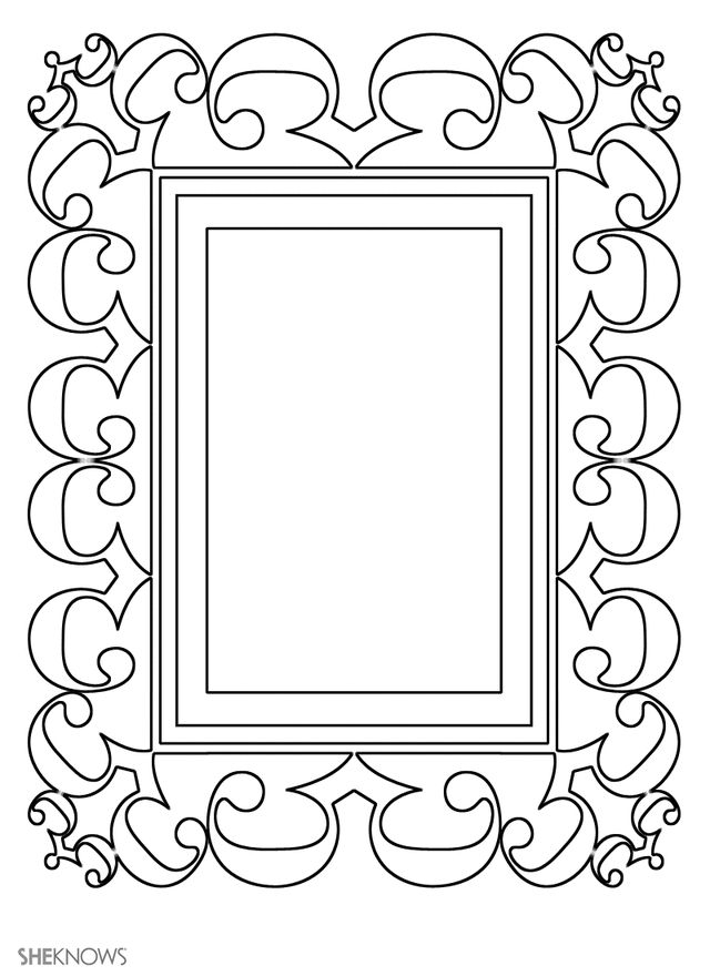Print these craft templates for kids for hours hours of fun free printable coloring pages picture frame template coloring pages