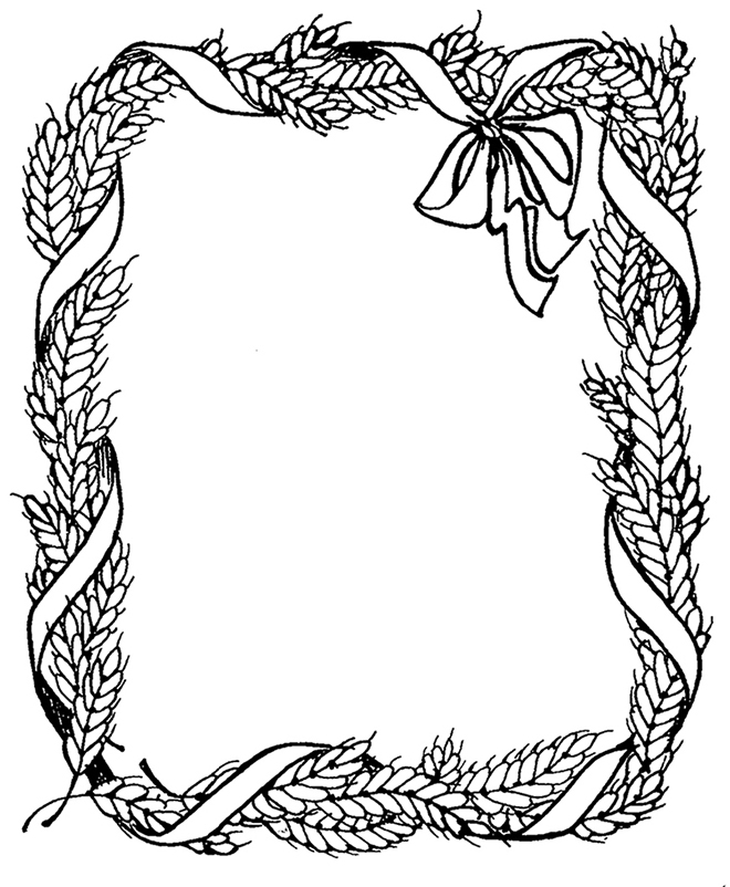 Picture frame coloring pages