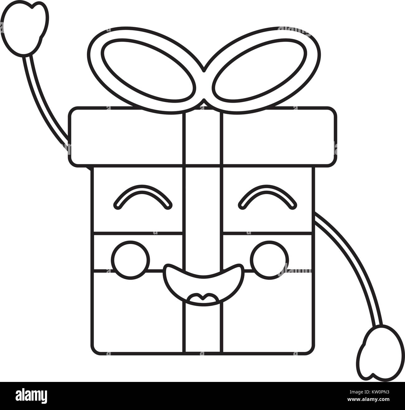 Surprise emoji black and white stock photos images