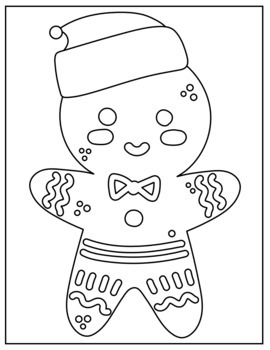 Gingerbread man coloring pages winter coloring sheets november activities