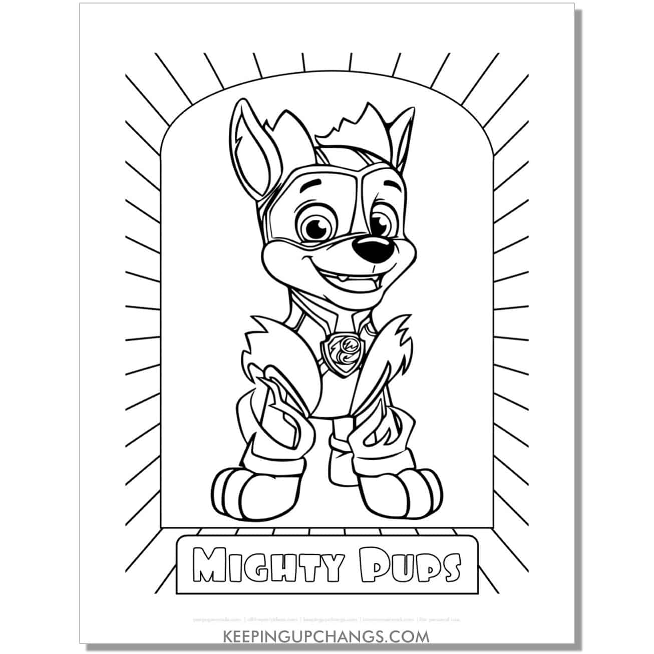 Free paw patrol coloring pages sheets popular printables