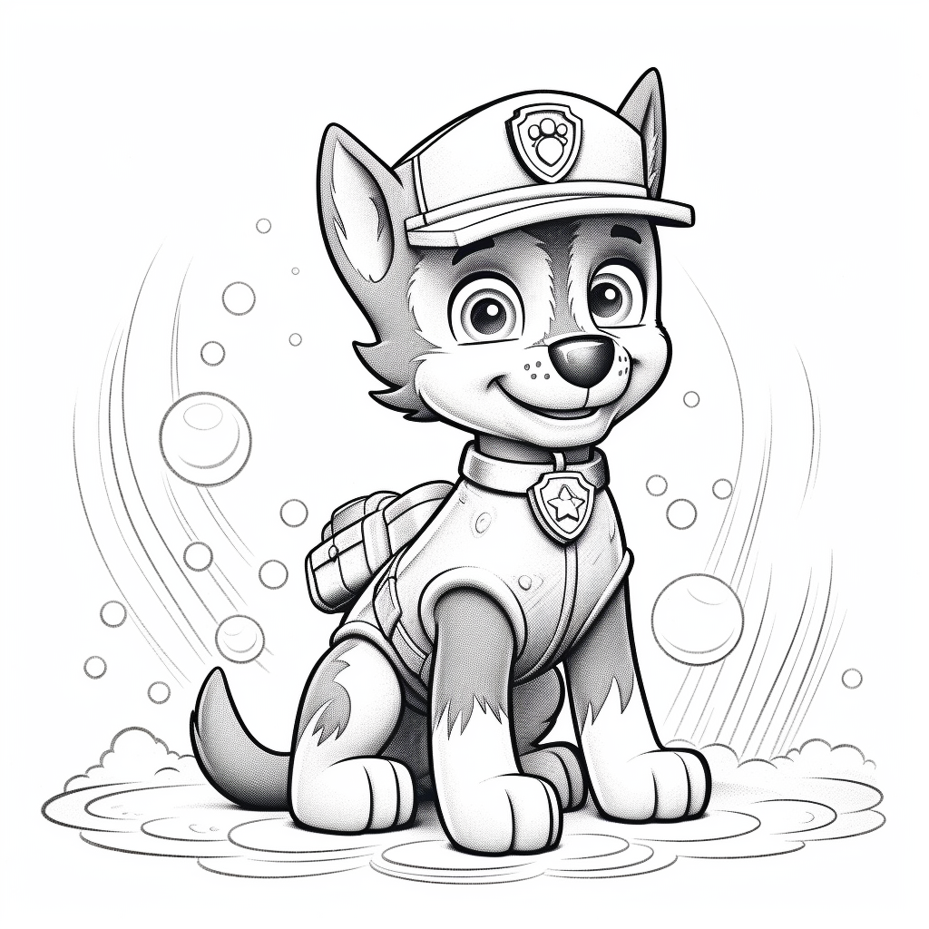 Free printable paw patrol coloring pages