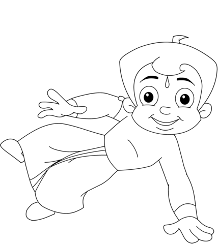 Chota bheem coloring pages free coloring pages
