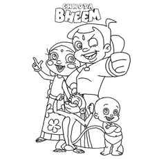 Top free printable chota bheem coloring pages online