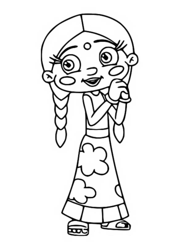 Coloring pages super bheem