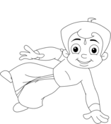 Chota bheem coloring pages free coloring pages