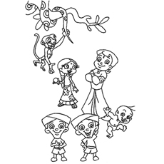 Top free printable chota bheem coloring pages online