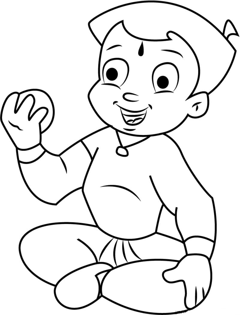 Coloring pages wonder day chhota bheem