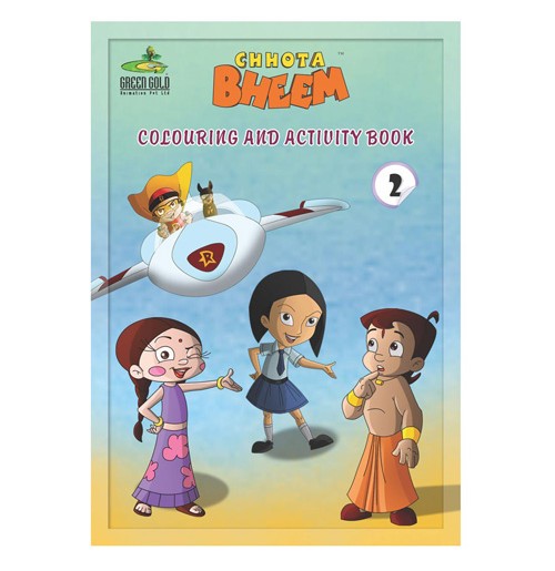 Grab chhota bheem mini coloring and activity book cash on delivery