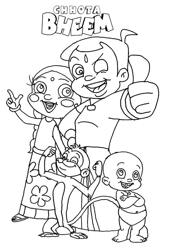 Chhota bheem colorg page colorg pages cartoon colorg pages colorg pages spirational