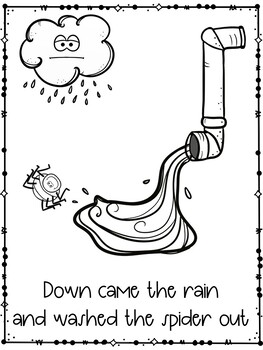 Color me a nursery rhyme the itsy bitsy spider by rocky mountain music