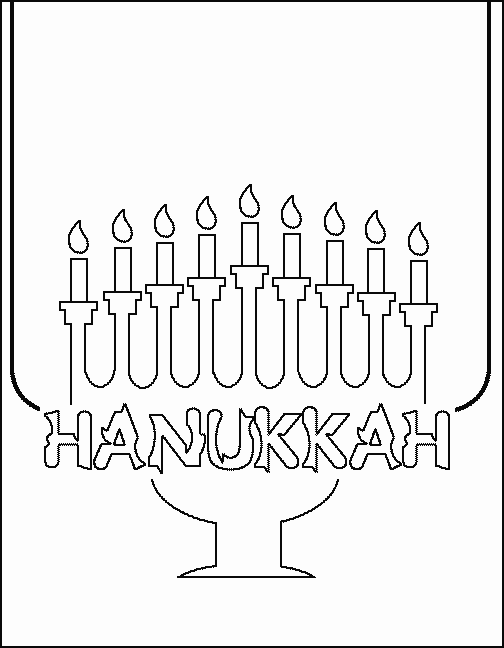 Best hanukkah coloring pages for kids