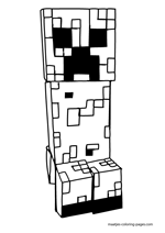 Minecraft coloring pages