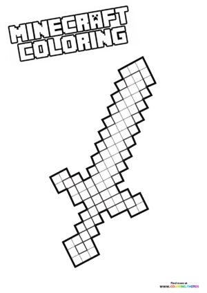 Minecraft pages for kids free and easy print or download