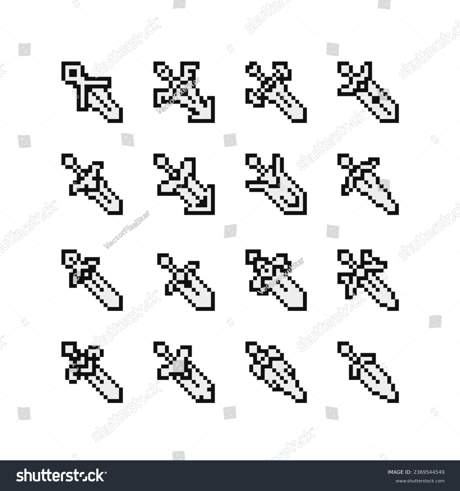 Sword pixel images stock photos d objects vectors