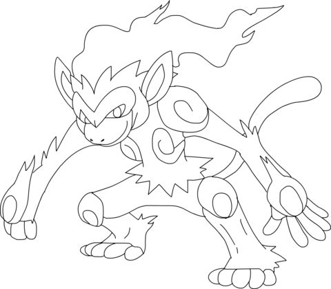 Pokemon infernape dibujo para colorear pokemon coloring pages pokemon coloring coloring pages