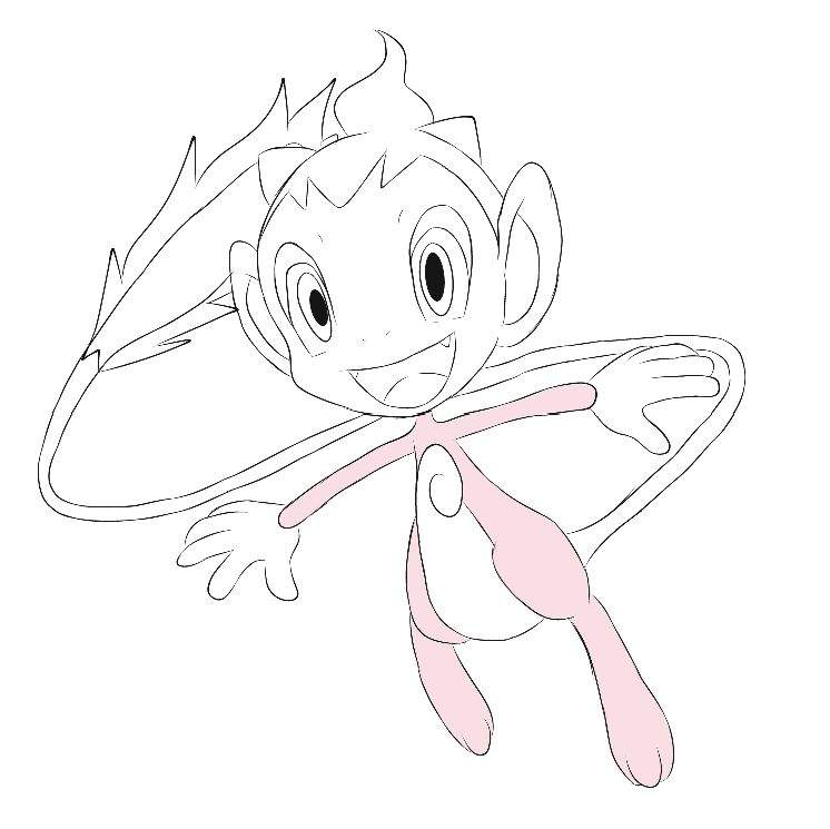 Chimchar x mew fusion pokãmon amino