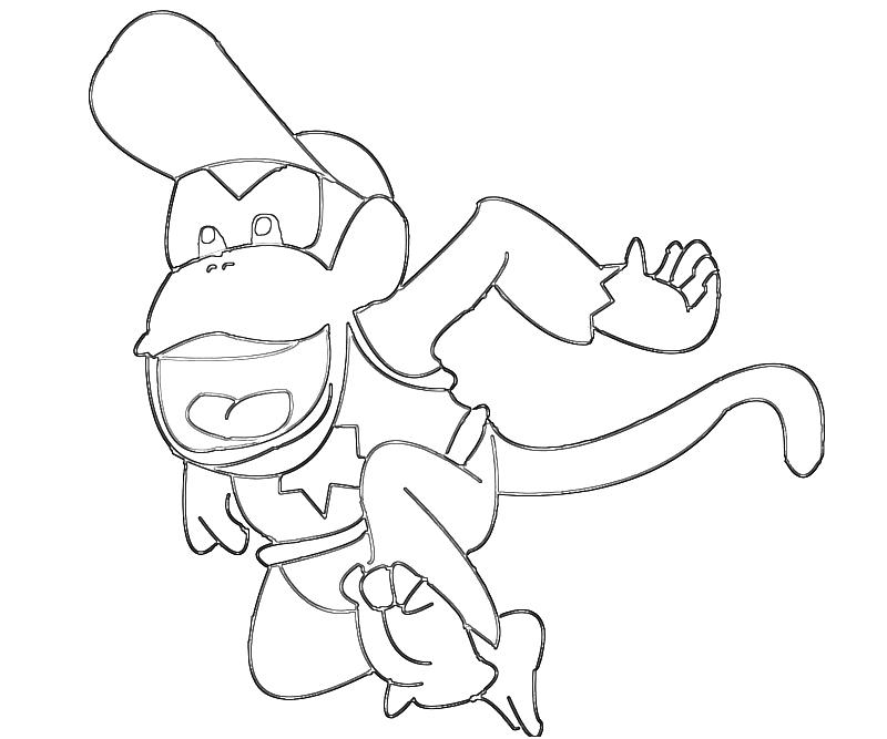 Donkey kong country returns diddy kong run mario