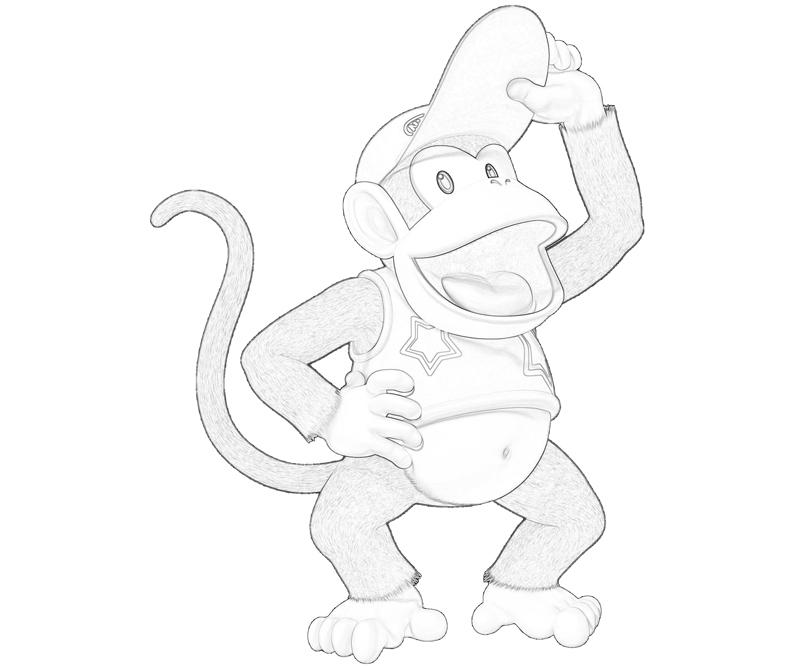 Donkey kong country returns diddy kong hat mario