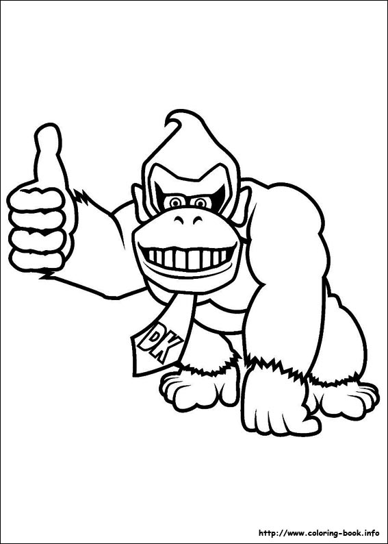 Super mario bros coloring picture