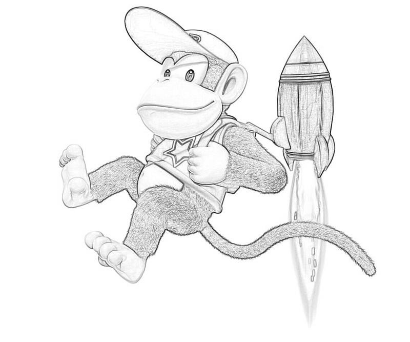 Donkey kong video games â free printable coloring pages