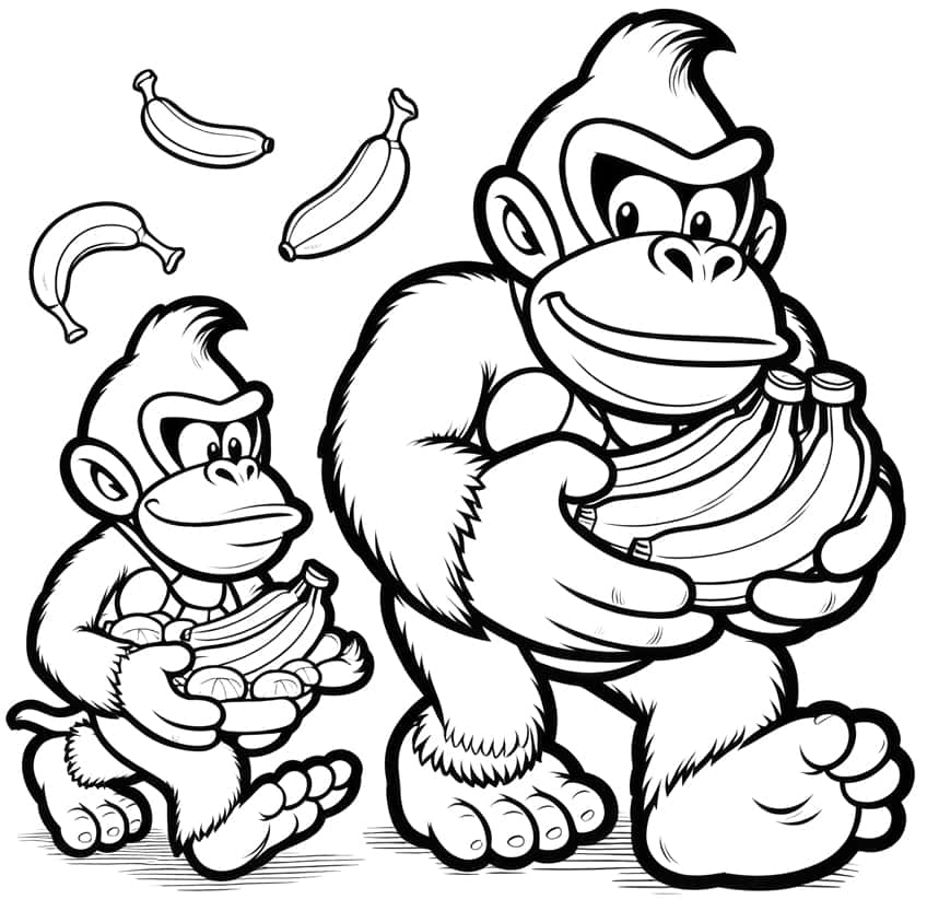 Super mario bros coloring pages