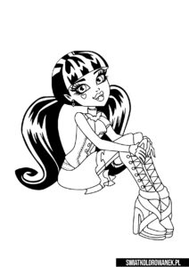 Monster high coloring pages